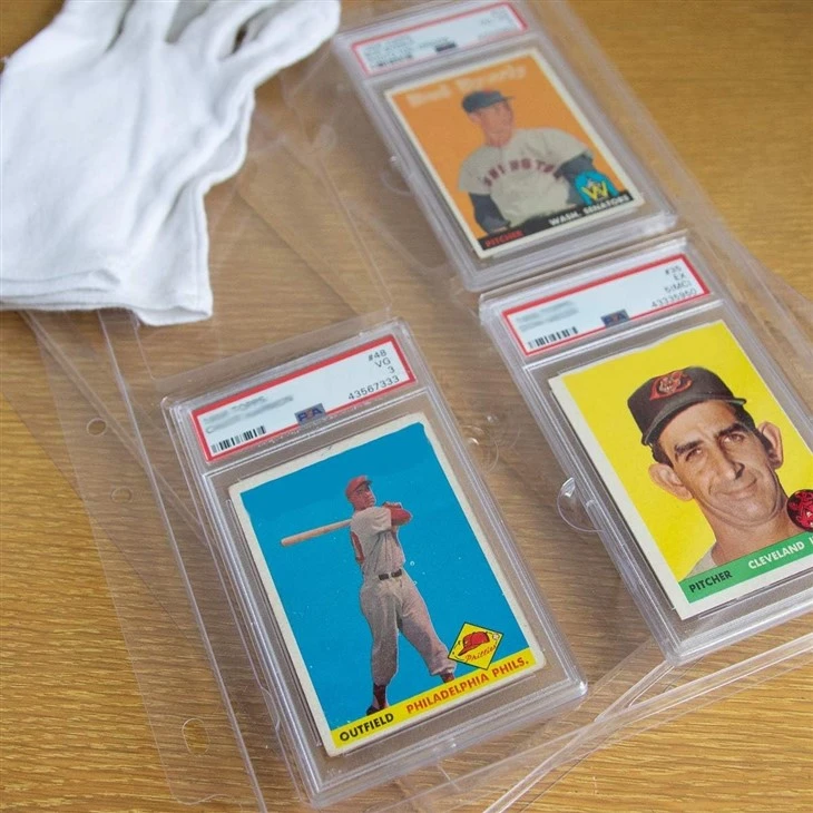 Graded Sports Cards Slabs 3 Ring Binder